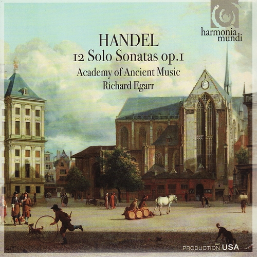 Couverture 12 SONATES SOLO OP.1 de Georg Friedrich HAENDEL