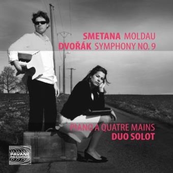 Couverture SYMPHONIE 9 (VERS.PIANO 4 MAINS) (+ SMETANA) de Antonin DVORAK