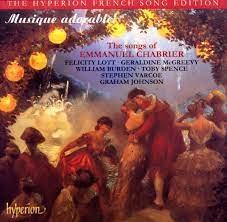 Couverture MUSIQUE ADORABLE! - MELODIES de Emmanuel CHABRIER