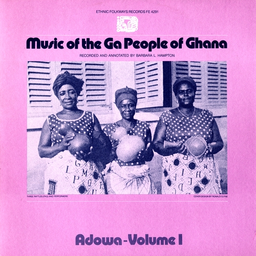 Couverture MUSIC OF THE GA PEOPLE OF GHANA: ADOWA, VOL 1