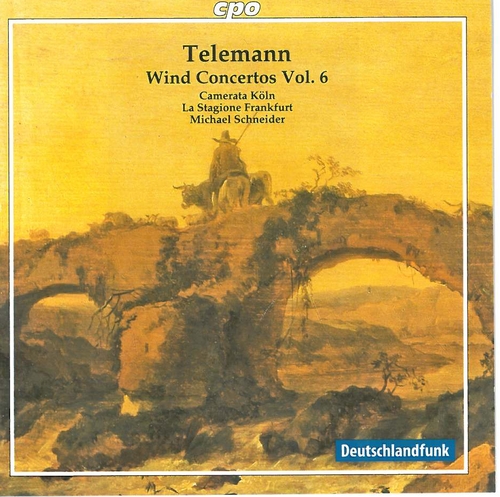 Couverture WIND CONCERTOS VOL.6 de Georg Philipp TELEMANN