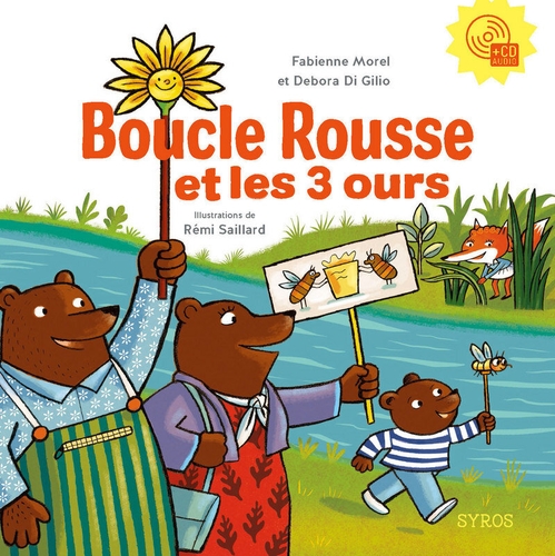 Couverture BOUCLE ROUSSE ET LES 3 OURS de Fabienne MOREL & DEBORA DI GILIO