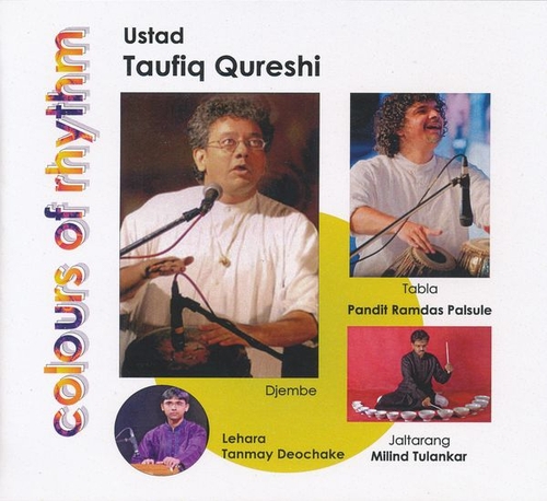 Couverture COLOURS OF RHYTHM de Taufiq QURESHI