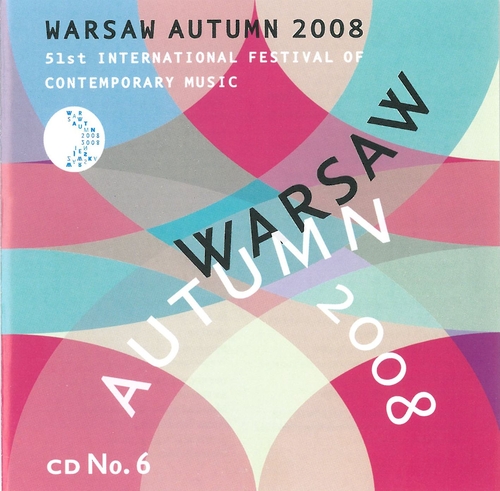 Couverture WARSAW AUTUMN 2008 (SCELSI/ SOTELO/ OSADA/ LÉON/ CAMPOS)
