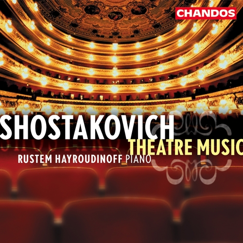 Couverture THEATRE MUSIC de Dmitri CHOSTAKOVITCH