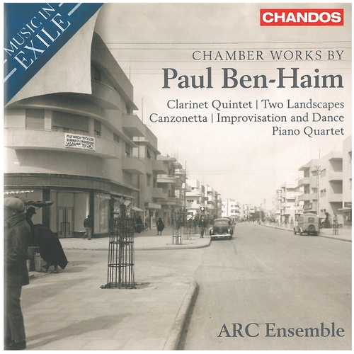 Couverture QUINTETTE CLARINETTE/ QUATUOR PIANO/ IMPROVISATION ET DANSE de Paul BEN-HAIM