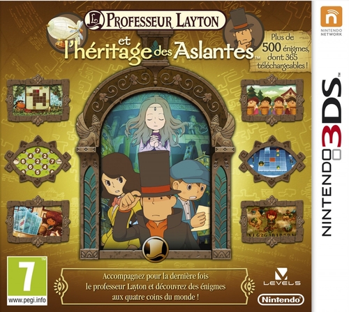 Couverture PROFESSEUR LAYTON ET L'HERITAGE DES ASLANTES