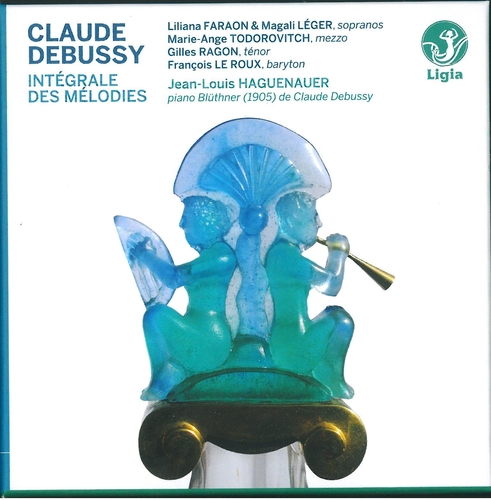 Couverture INTÉGRALE DES MÉLODIES de Claude DEBUSSY