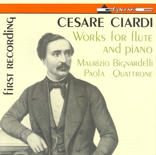 Couverture FLUTE PIANO (OEUVRES POUR): GRAND CONCERTO / ECO DELL'ARNO.. de Cesare CIARDI