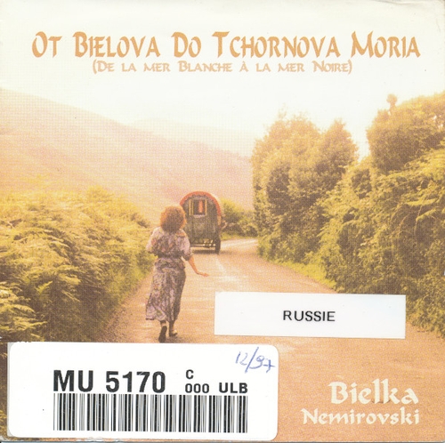 Couverture OT BIELOVA DO TCHORNOVA MORIA - DE LA MER BLANCHE A LA MER.. de Bielka NEMIROVSKI