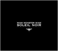Couverture SOLEIL NOIR de MIAM MONSTER MIAM