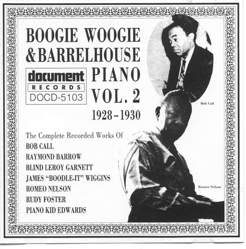 Couverture BOOGIE WOOGIE & BARRELHOUSE PIANO, VOL.2 (1928-1930)