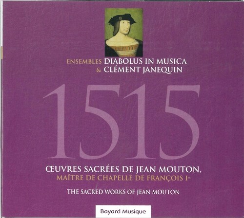 Couverture 1515 - OEUVRES SACRÉES DE JEAN MOUTON de Jean MOUTON