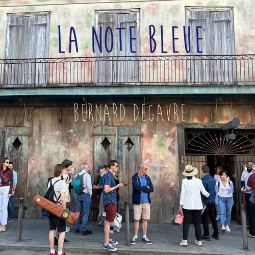 Couverture LA NOTE BLEUE de Bernard DEGAVRE