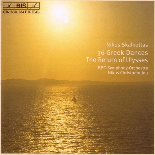 Couverture 36 DANSES GRECQUES / LE RETOUR D'ULYSSES de Nikos SKALKOTTAS