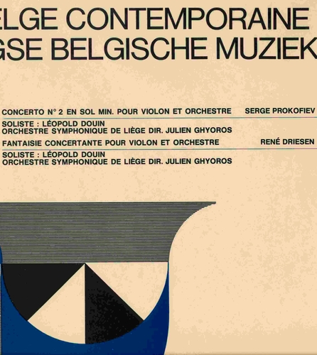 Couverture FANTAISIE CONCERTANTE VIOLON ORCH. (+PROKOFIEV: CTO VL. 2) de René DRIESEN