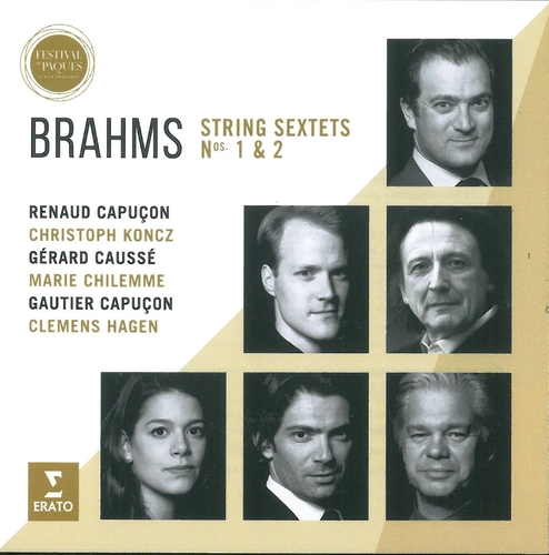 Couverture SEXTUOR CORDES 1,2 de Johannes BRAHMS