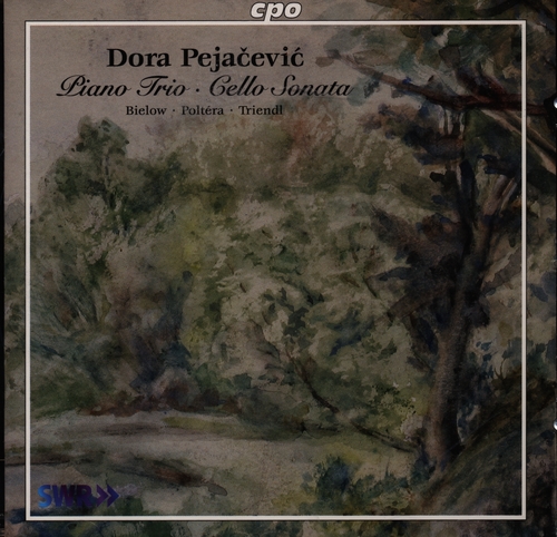 Couverture TRIO CLAVIER / SONATE VIOLONCELLE PIANO de Dora PEJACEVIC