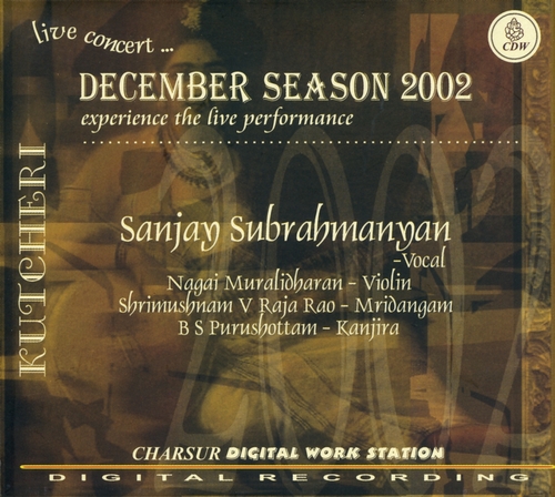 Couverture DECEMBER SEASON 2002 de Sanjay SUBRAHMANYAN