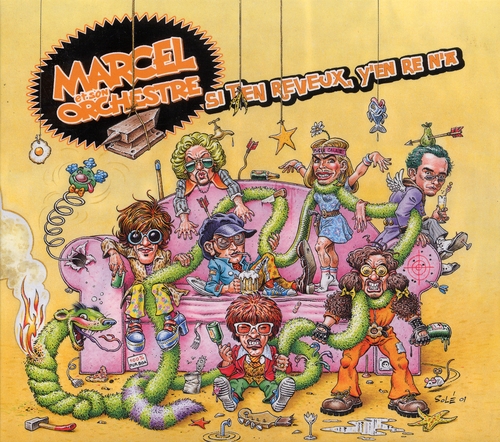 Couverture SI T'EN REVEUX, Y'EN RE NA de MARCEL ET SON ORCHESTRE