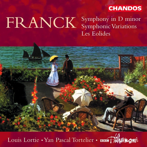 Couverture SYMPHONIE RE / VARIATIONS SYMPHONIQUES / EOLIDES de César FRANCK
