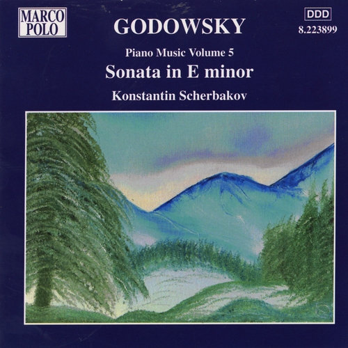 Couverture PIANO: SONATE MI / MENUET 1 / AU JARDIN DES FLEURS / ... de Leopold GODOWSKY