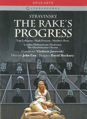 Couverture THE RAKE'S PROGRESS de Igor STRAVINSKY