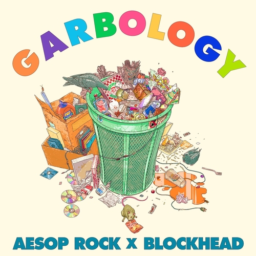 Couverture GARBOLOGY de AESOP ROCK X BLOCKKEAD