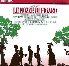 Couverture LE NOZZE DI FIGARO de Wolfgang Amadeus MOZART
