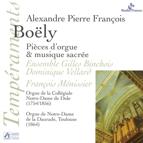Couverture PIECES D'ORGUE ET MUSIQUE SACREE de Alexandre BOËLY