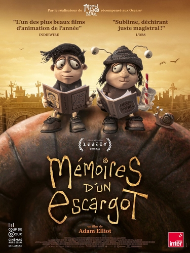 Couverture MÉMOIRES D'UN ESCARGOT de Adam ELLIOT
