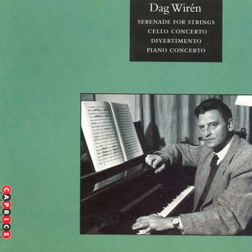 Couverture SERENADE CORDES / CONCERTO VIOLONCELLE/PIANO / DIVERTIMENTO de Dag WIREN