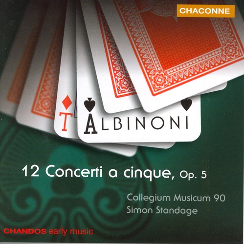Couverture 12 CONCERTI A 5 OP.5 de Tommaso ALBINONI