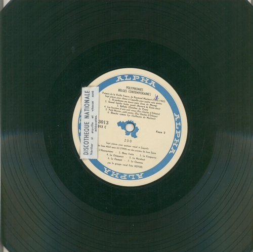 Couverture POLYPHONIES BELGES ANCIENNES ET MODERNES