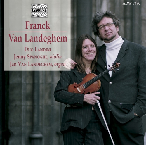 Couverture SONATE VIOLON PIANO (TRANS. ORGUE) (+ VAN LANDEGHEM) de César FRANCK
