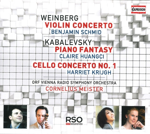 Couverture CONCERTO VIOLON (+ KABALEVSKY) de Mieczyslaw [Moissei] WEINBERG