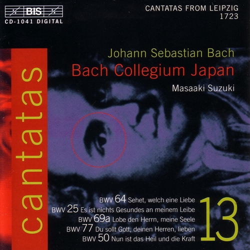 Couverture CANTATE:  64,25,50,69A,77 de Johann Sebastian BACH