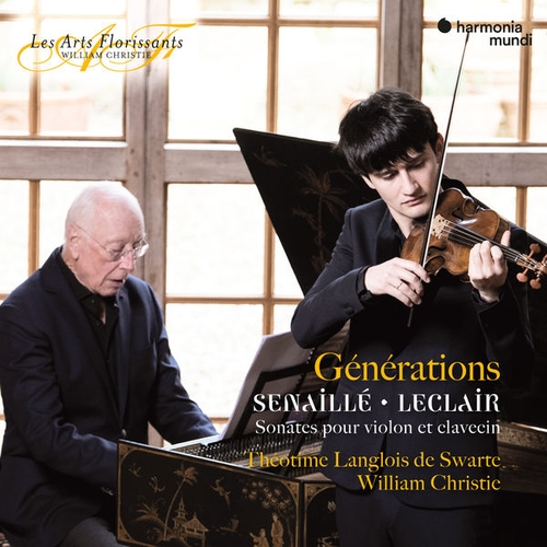 Couverture GÉNÉRATIONS - SONATES VIOLON CLAVECIN ( + LECLAIR) de Jean-Baptiste SENALLIÉ "LE FILS"