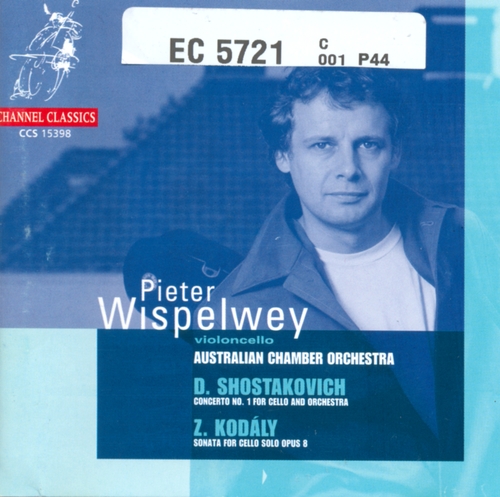 Couverture CONCERTO VIOLONCELLE 1 (+ KODALY) de Dmitri CHOSTAKOVITCH