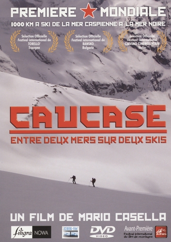 Couverture CAUCASE, ENTRE DEUX MERS SUR DEUX SKIS