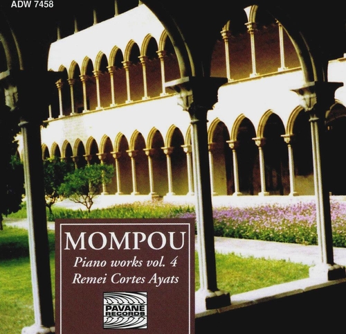 Couverture OEUVRES POUR PIANO (VOL.4) de Federico MOMPOU