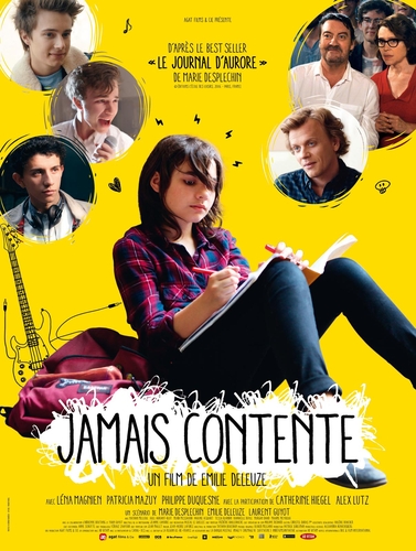 Couverture JAMAIS CONTENTE de Emilie DELEUZE
