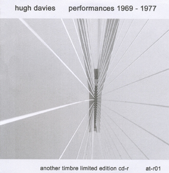 Couverture PERFORMANCES 1969-1977 de Hugh DAVIES