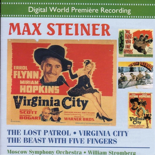 Couverture LOST PATROL - THE BEAST WITH FIVE FINGERS - VIRGINIA CITY de Max STEINER