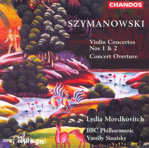Couverture CONCERTO VIOLON 1,2 / OUVERTURE DE CONCERT OP.12 de Karol SZYMANOWSKI