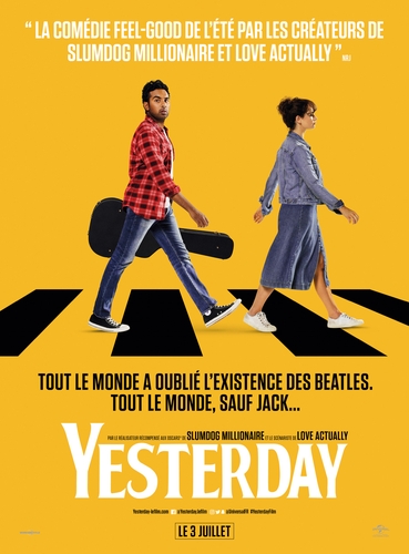 Couverture YESTERDAY de Dany BOYLE
