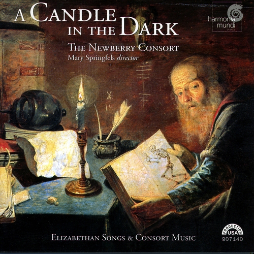 Couverture A CANDLE IN THE DARK - ELIZABETHAN SONGS & CONSORT MUSIC
