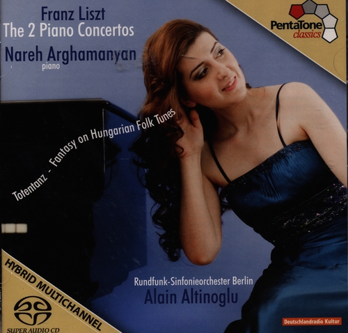 Couverture CONCERTO PIANO 1,2 / TOTENTANZ / FANTASY de Franz LISZT