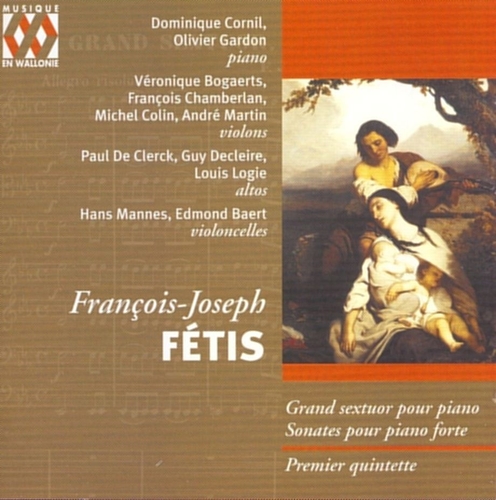 Couverture GRAND SEXTUOR / 3 SONATES PIANO 4 M./ QUINTETTE N°1 de Francois-Joseph FETIS