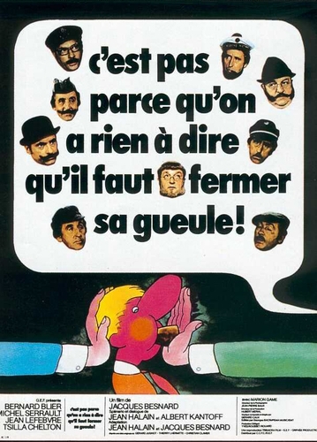 Couverture C'EST PAS PARCE QU'ON A RIEN A DIRE QU'IL FAUT FERMER SA G..